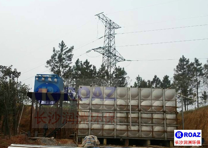 一體化凈水設(shè)備在水泥廠投入使用！